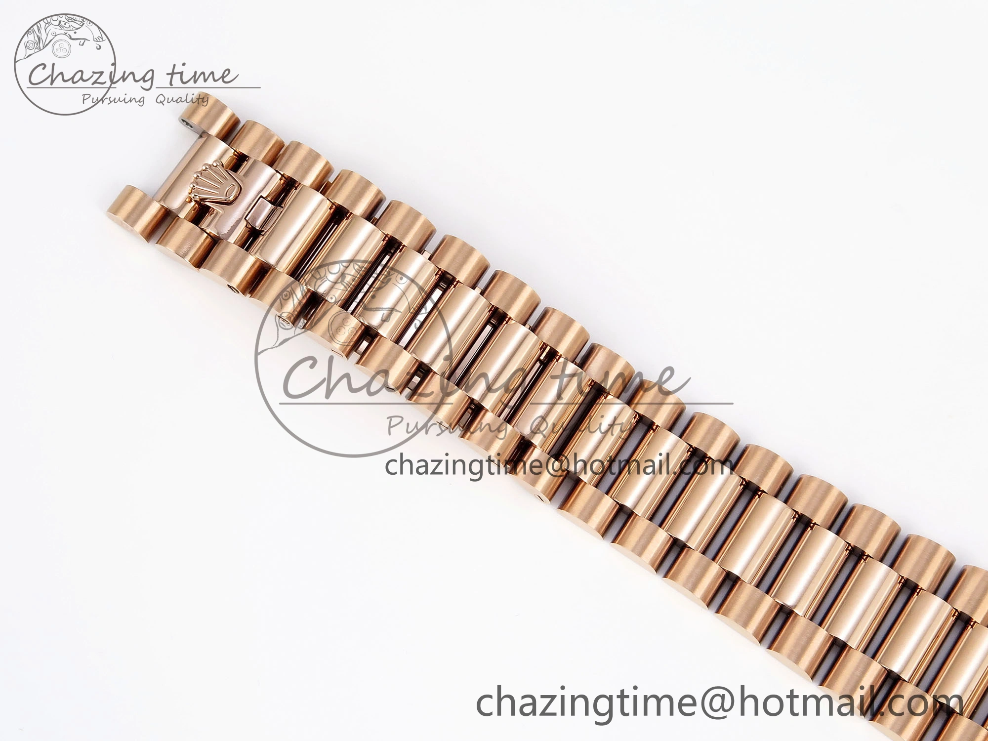 Day Date 36 RG RAF 1:1 Best Edition Green Stone Dial Diamonds Bezel on RG Bracelet A Comfortable 1847