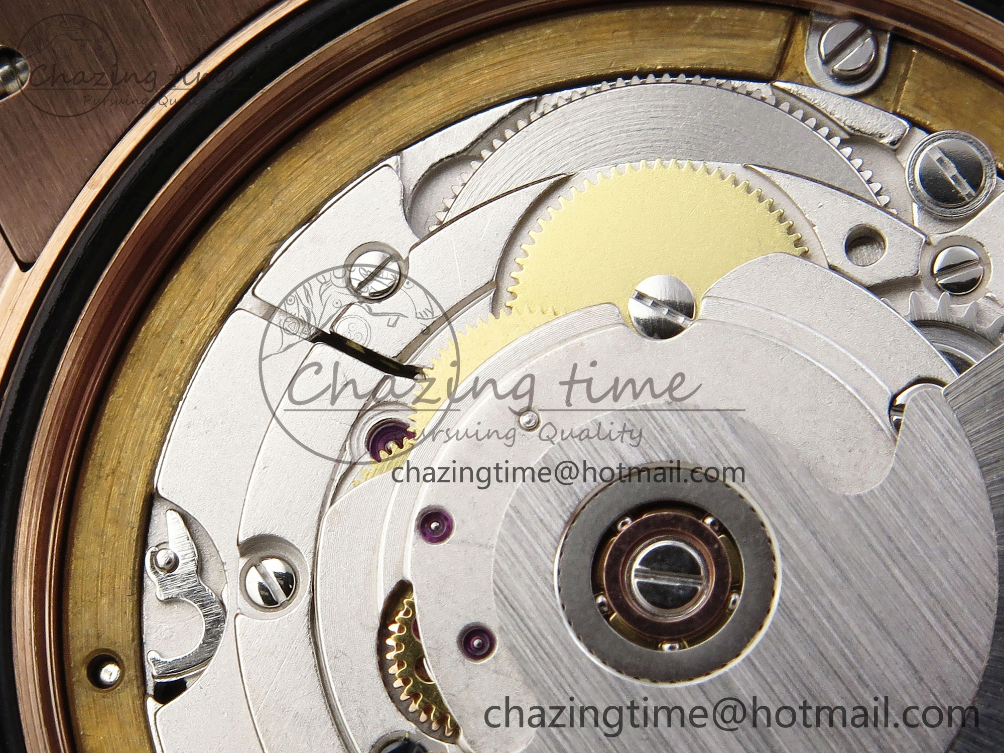 Day Date 36 RG RAF 1:1 Best Edition Green Stone Dial on RG Bracelet A Popular 1846