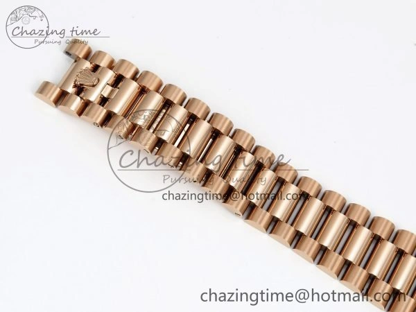 Day Date 36 RG RAF 1:1 Best Edition Tiffany Blue Stone Roman Dial on RG Bracelet A Bright 1519