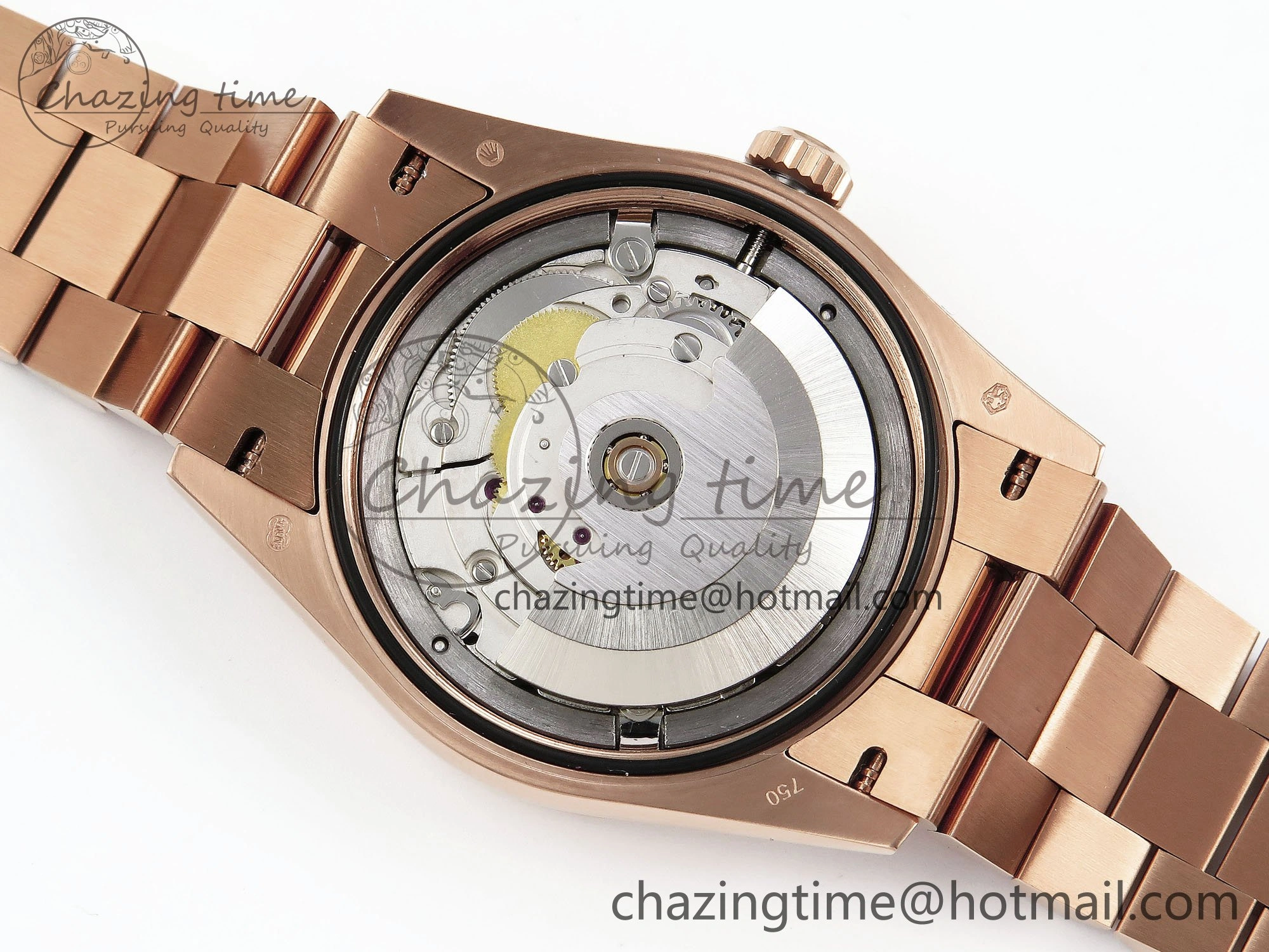 HighPerformance Day Date 36 RG TWSF Best Edition Blue Roman Diamonds Dial Diamonds Bezel on RG Bracelet A 1607