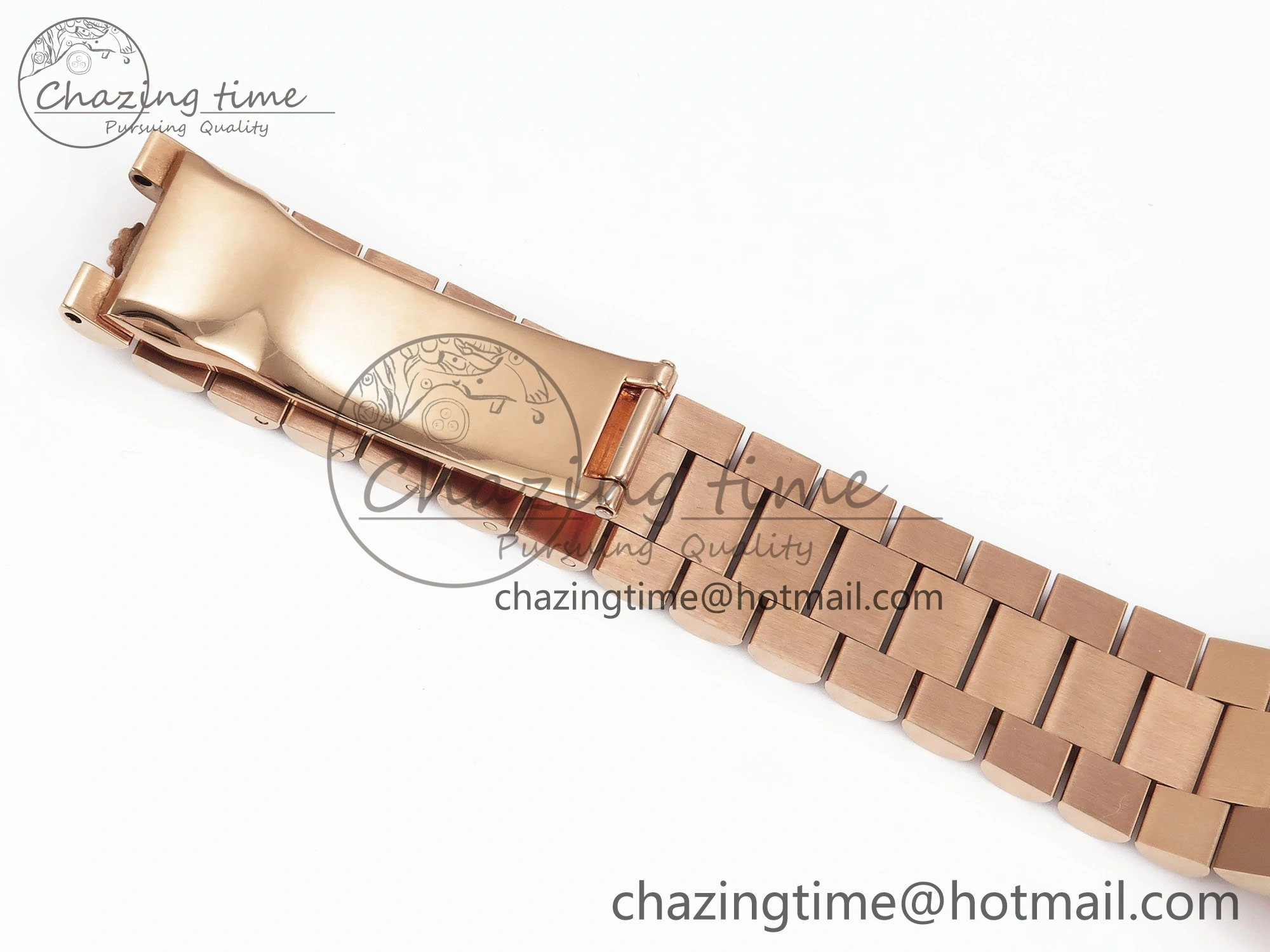 Day Date 36 RG TWSF Best Edition RG Diamonds Dial on RG Bracelet A Reliable 1611