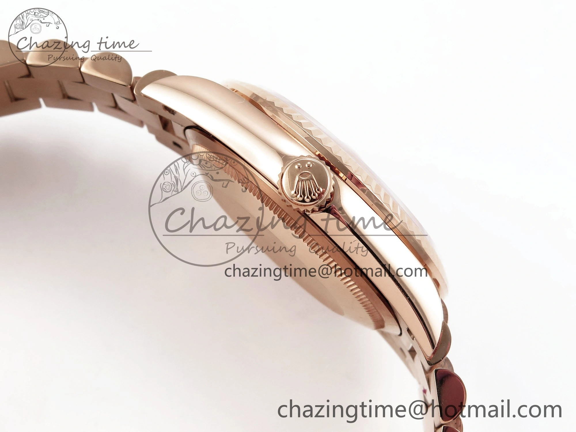 Day Date 36 RG TWSF Best Edition RG Diamonds Dial on RG Bracelet A Reliable 1611