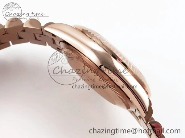 Day Date 36 RG TWSF Best Edition RG Diamonds Dial on RG Bracelet A Reliable 1611