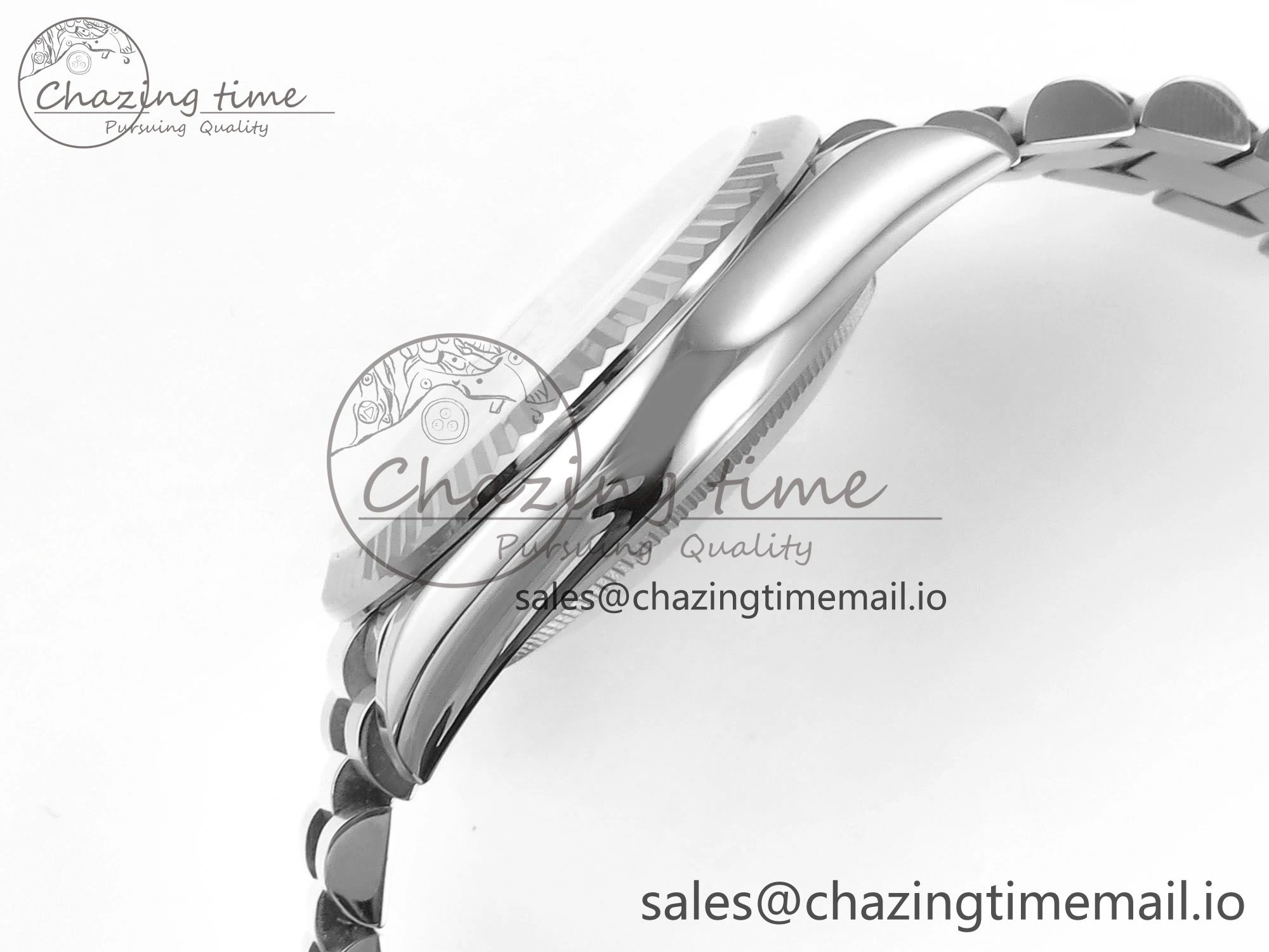 Day Date 36 SS 128236 KF 1:1 Best Edition White Roman Dial on President Bracelet A2836 (Gain Weight) Timeless 498