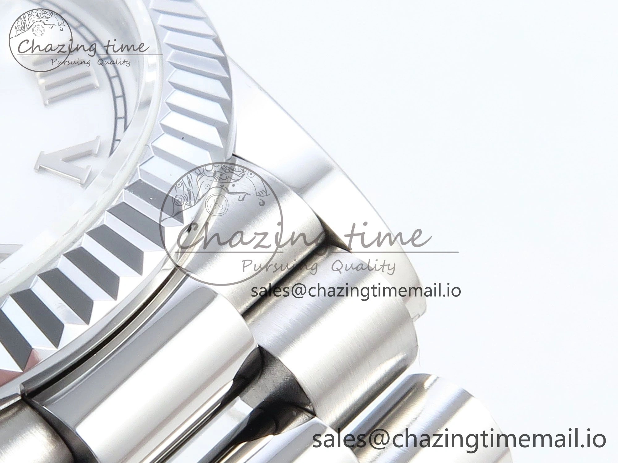 Day Date 36 SS 128236 KF 1:1 Best Edition White Roman Dial on President Bracelet A2836 (Gain Weight) Timeless 498