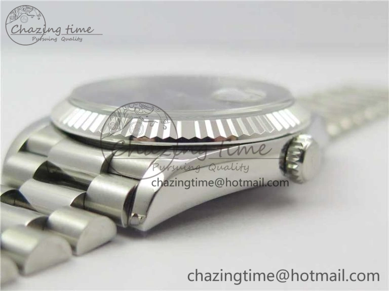 Practical Day-Date 36 SS 128239 Bp Maker Best Edition Blue Dial on President Bracelet 3148