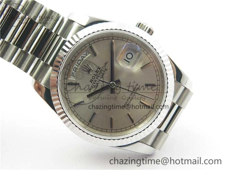 Day-Date 36 SS 128239 Bp Maker Best Edition Silver Dial on President Bracelet Colorful 10546
