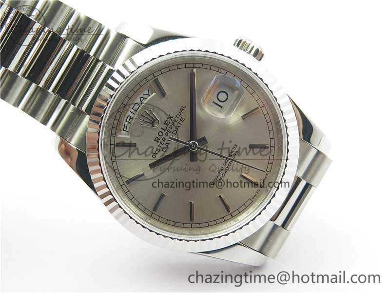 Day-Date 36 SS 128239 Bp Maker Best Edition Silver Dial on President Bracelet Colorful 10546