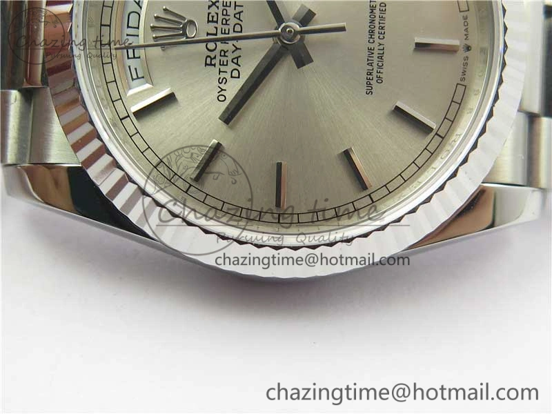 Day-Date 36 SS 128239 Bp Maker Best Edition Silver Dial on President Bracelet Colorful 10546