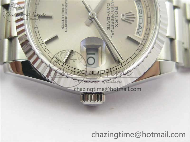 Day-Date 36 SS 128239 Bp Maker Best Edition Silver Dial on President Bracelet Colorful 10546