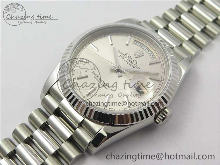 Day-Date 36 SS 128239 Bp Maker Best Edition Silver Dial on President Bracelet Colorful 10546