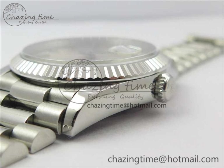 Day-Date 36 SS 128239 Bp Maker Best Edition Silver Dial on President Bracelet Colorful 10546