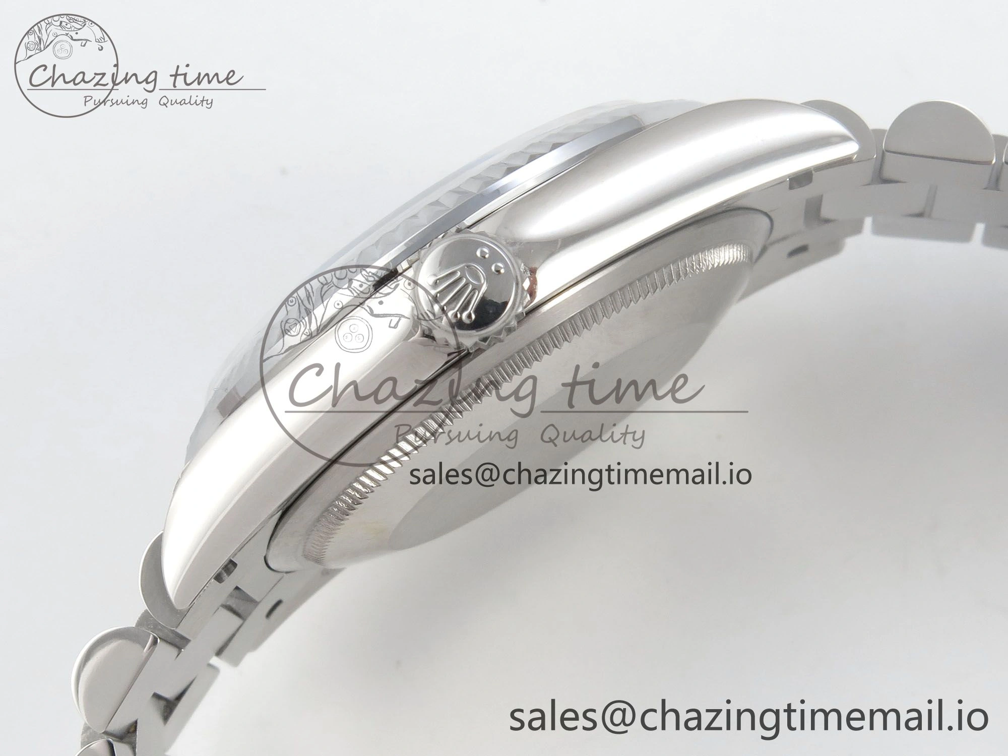 FlexibleFit Day Date 36 SS 128239 KF 1:1 Best Edition Blue Crystal Dial on President Bracelet A2836 (Gain Weight) 50