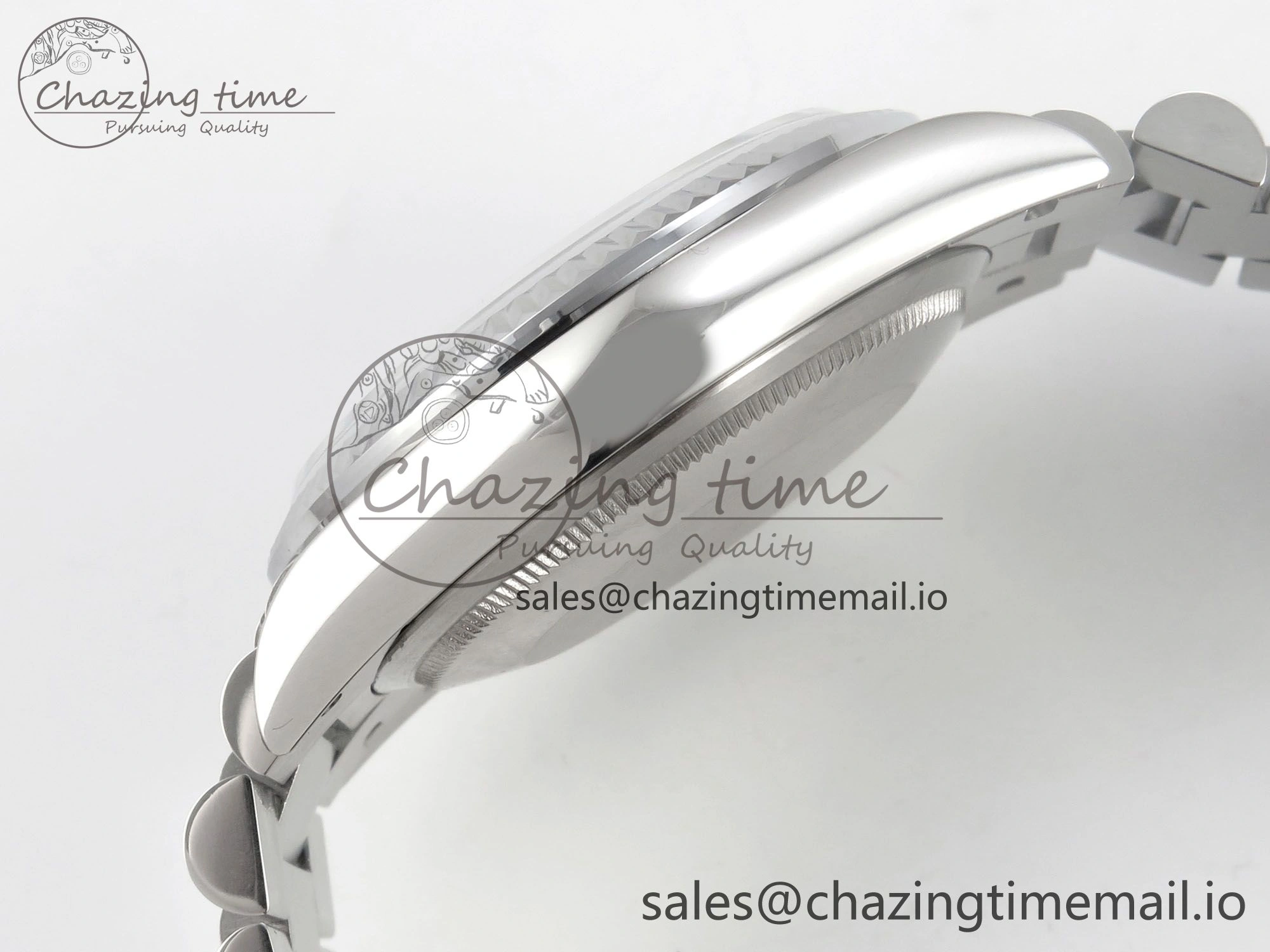 FlexibleFit Day Date 36 SS 128239 KF 1:1 Best Edition Blue Crystal Dial on President Bracelet A2836 (Gain Weight) 50