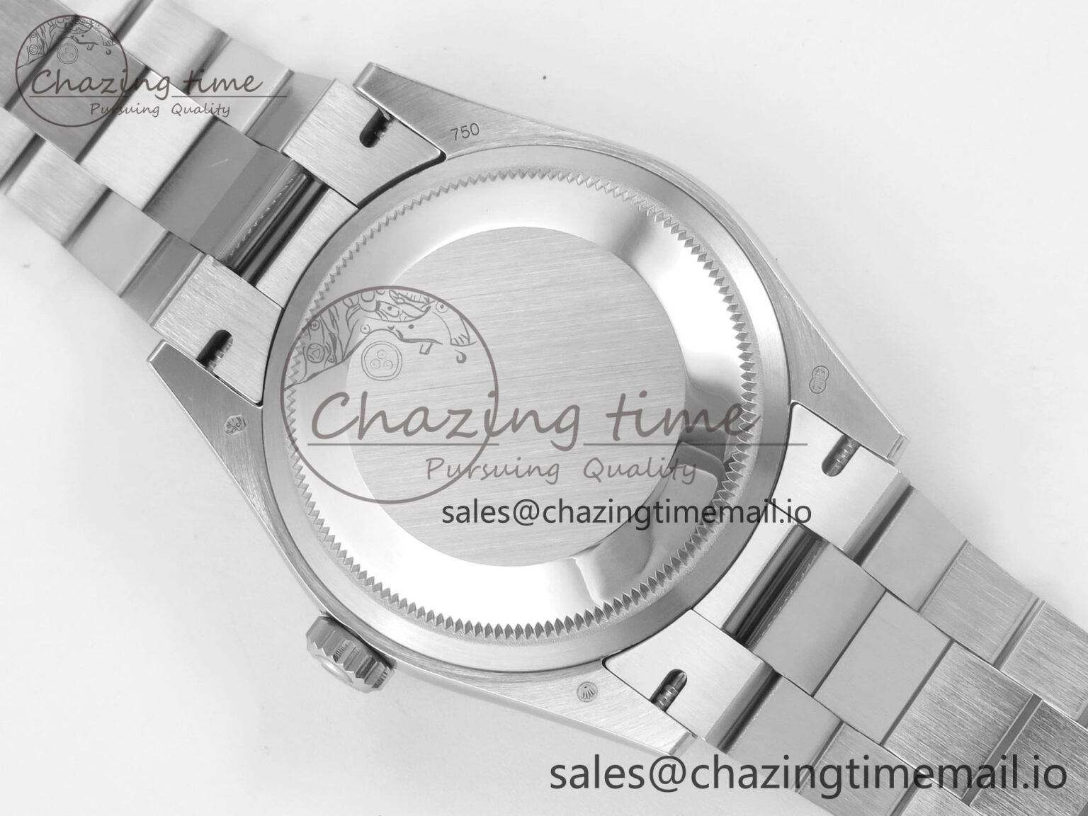 FlexibleFit Day Date 36 SS 128239 KF 1:1 Best Edition Blue Crystal Dial on President Bracelet A2836 (Gain Weight) 50