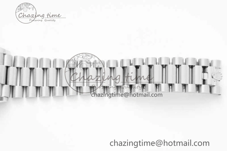 Fashionable Day Date 36 SS RAF Best Edition Blue Black Diamonds Dial on YG Bracelet A 2016