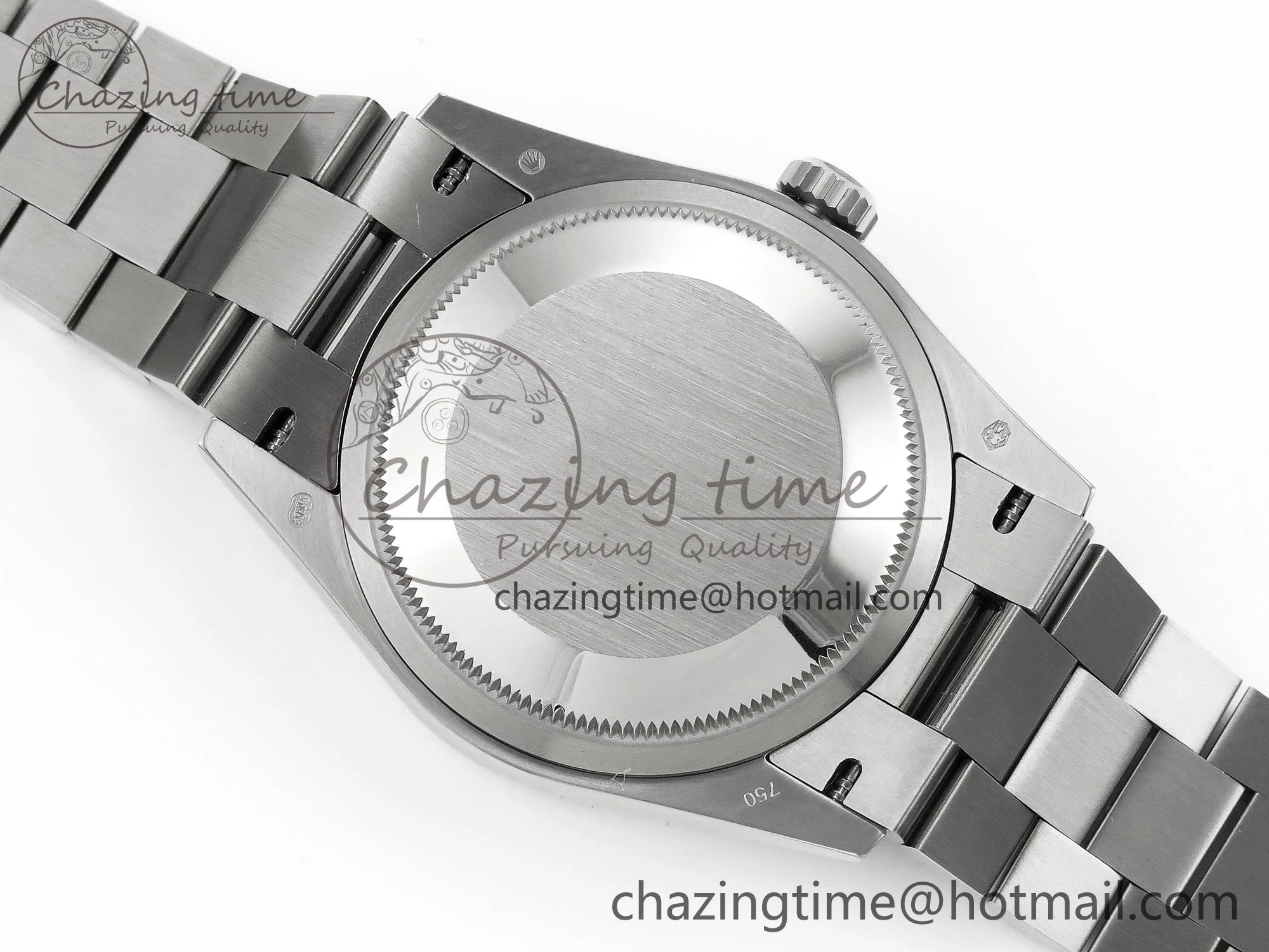 Day Date 36 SS TWSF Best Edition Blue Roman Diamonds Dial Diamonds Bezel on SS Bracelet A Minimalist 1600