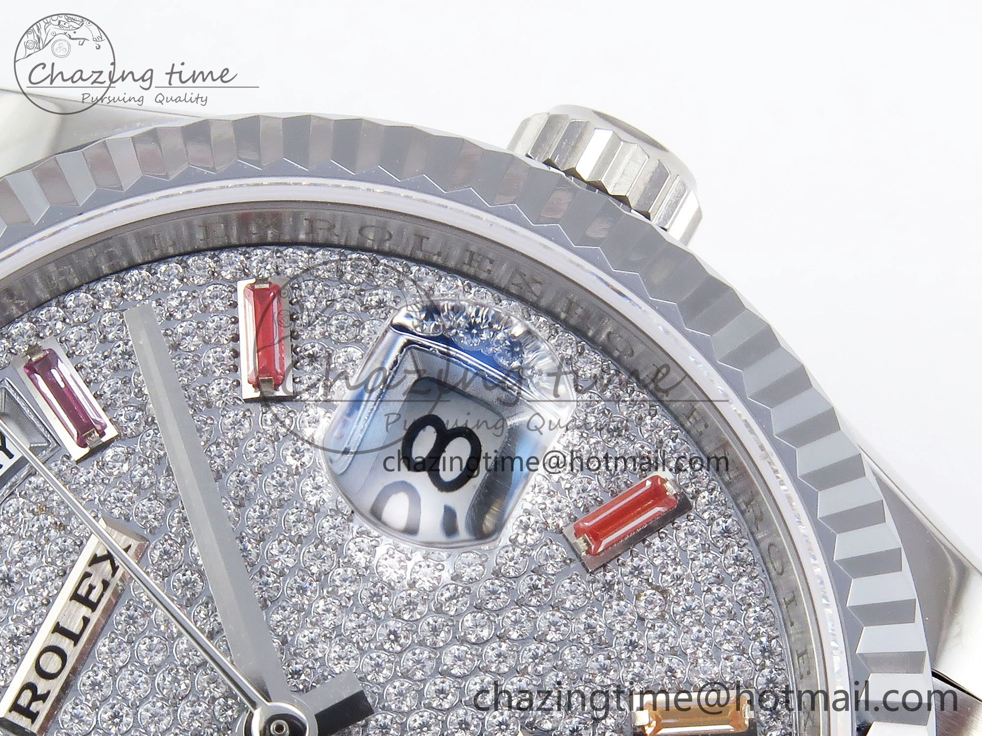 Day Date 36 SS TWSF Best Edition Diamonds Dial on SS Bracelet A Sustainable 1602