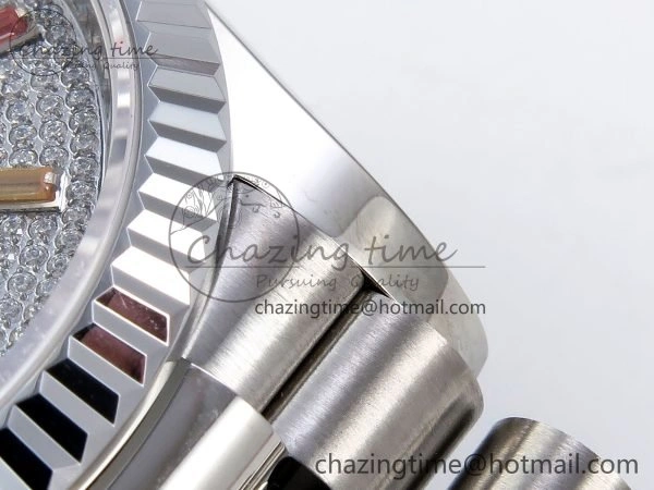 Day Date 36 SS TWSF Best Edition Diamonds Dial on SS Bracelet A Sustainable 1602