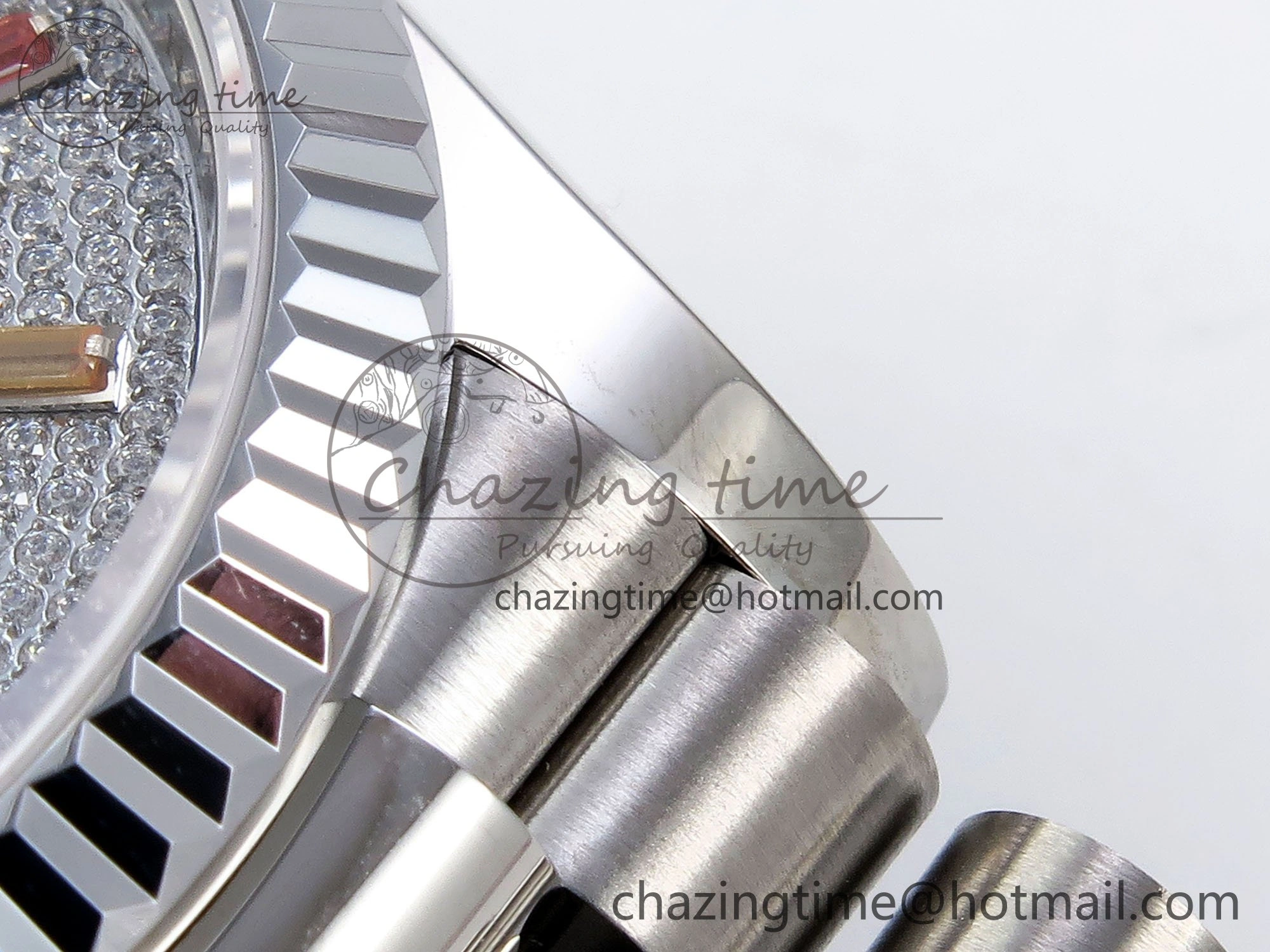 Day Date 36 SS TWSF Best Edition Diamonds Dial on SS Bracelet A Sustainable 1602