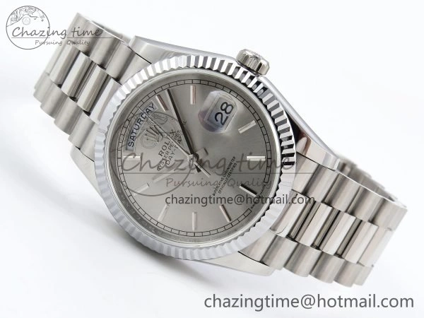 Day Date 36 SS TWSF Best Edition Silver Dial on SS Bracelet A Timeless 1601