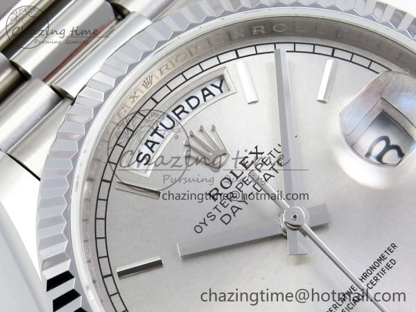 Day Date 36 SS TWSF Best Edition Silver Dial on SS Bracelet A Timeless 1601