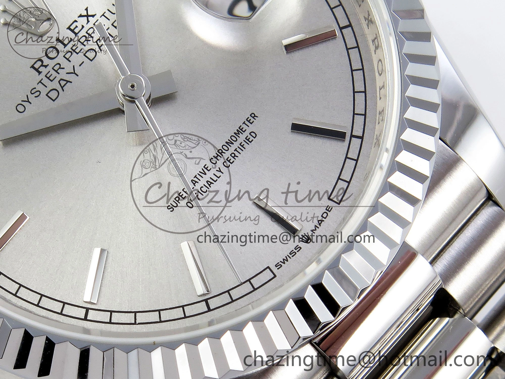 Day Date 36 SS TWSF Best Edition Silver Dial on SS Bracelet A Timeless 1601