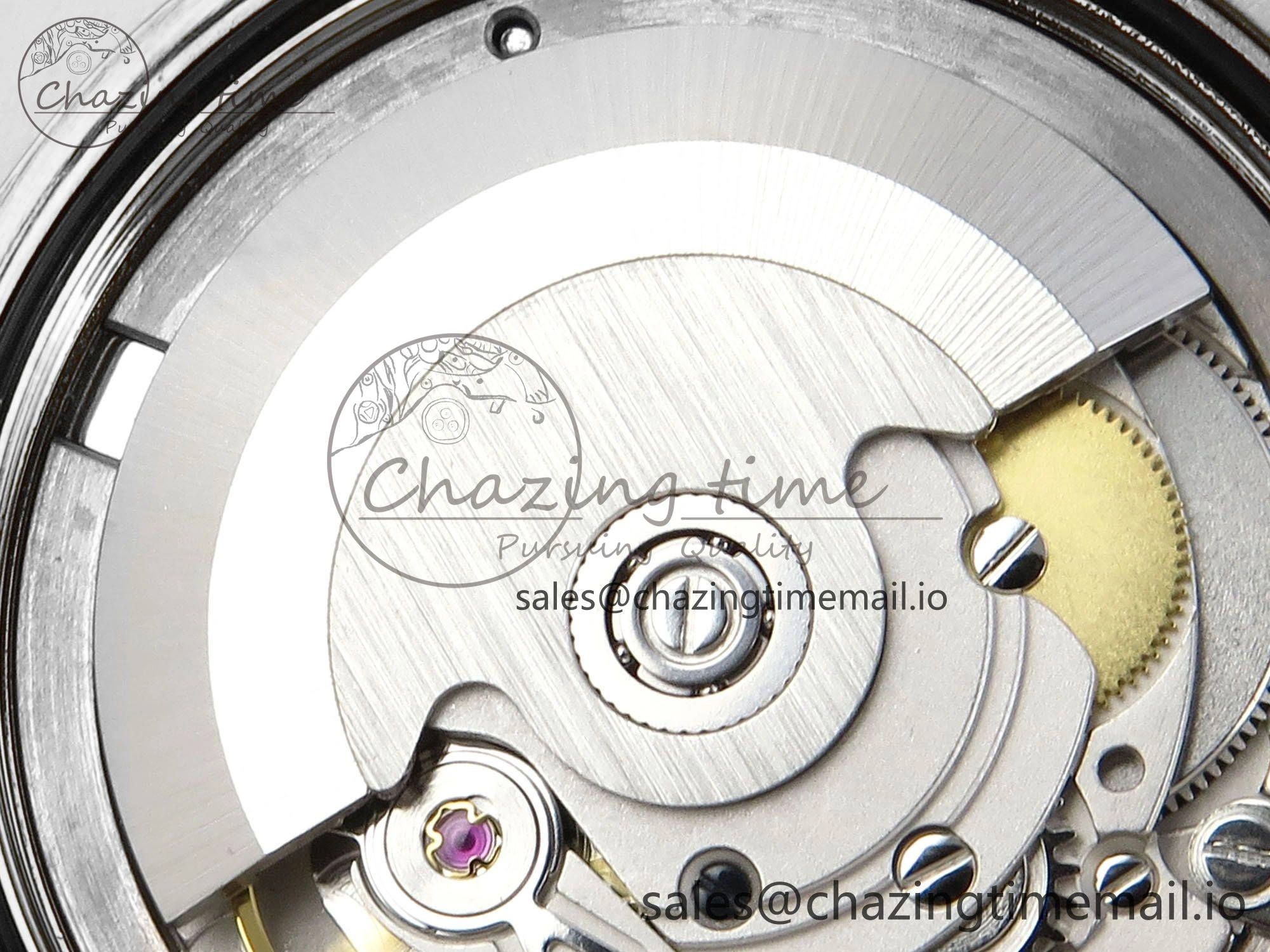 Stylish Day Date 36 YG 128236 KF 1:1 Best Edition Blue Ombre Dial on President Bracelet A2836 (Gain Weight) 499