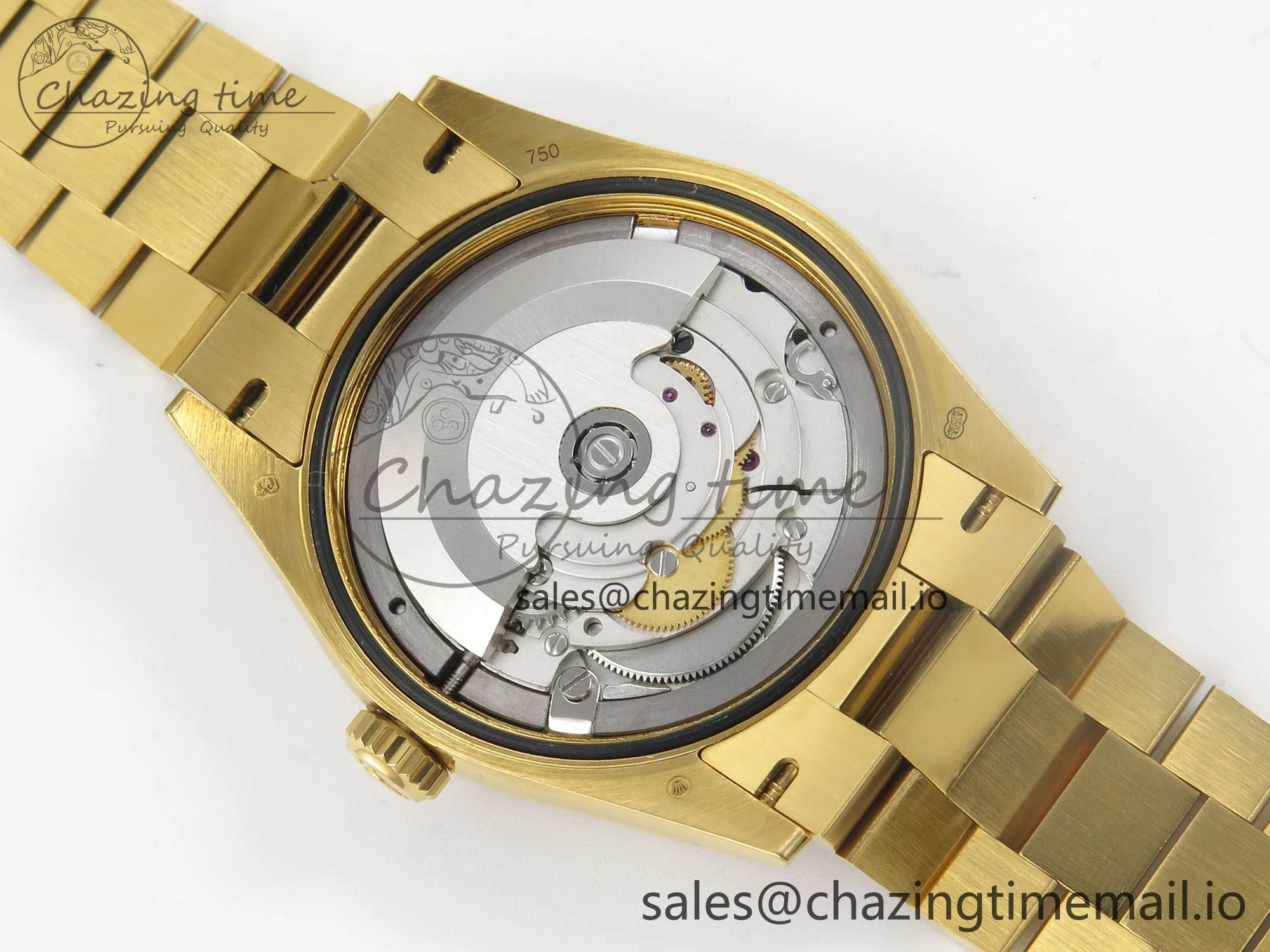 Day Date 36 YG 128238 KF 1:1 Best Edition YG Crystal Dial on President Bracelet A2836 (Gain Weight) FreshLook 63