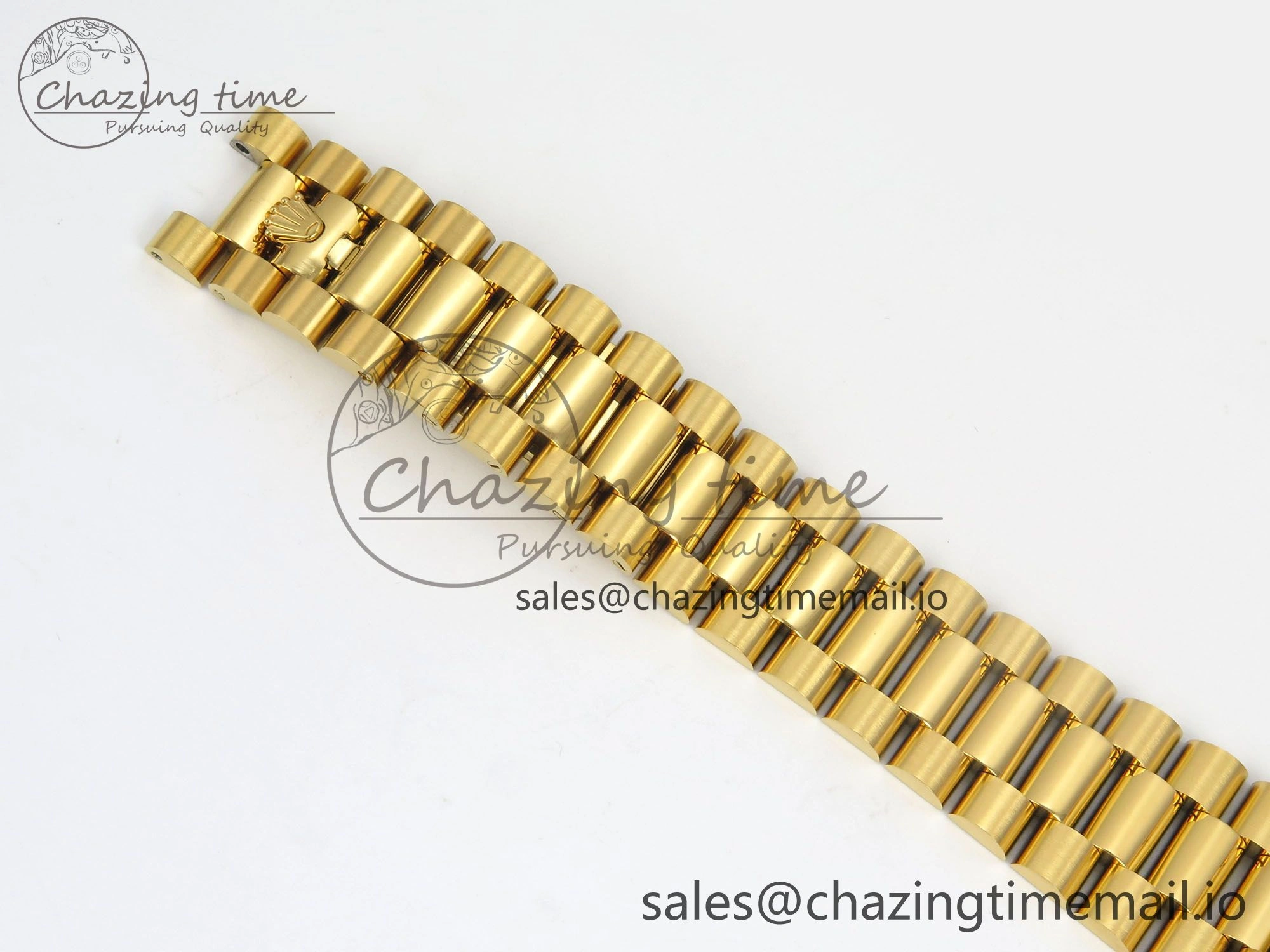 Day Date 36 YG 128238 KF 1:1 Best Edition YG Crystal Dial on President Bracelet A2836 (Gain Weight) FreshLook 63