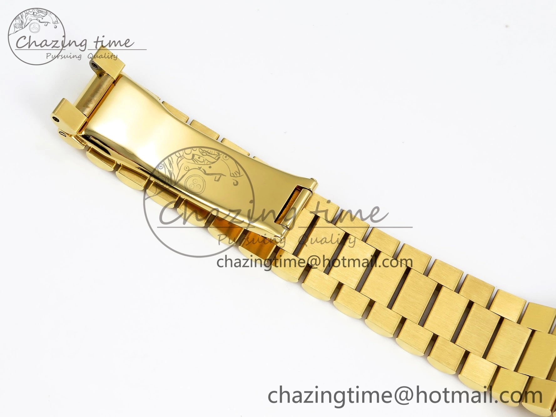 Sustainable Day Date 36 YG RAF 1:1 Best Edition Brown Oman Dial Diamonds Bezel on YG Bracelet A 1518