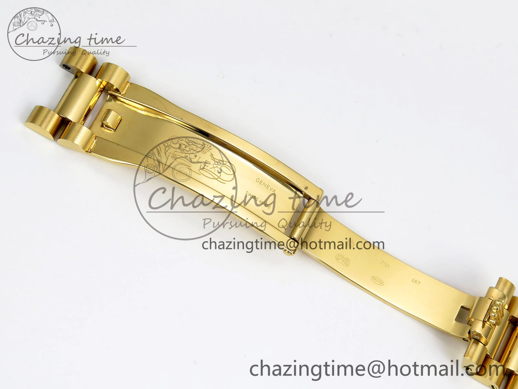 Day Date 36 YG RAF 1:1 Best Edition Green Stone Roman Dial on YG Bracelet A Tailored 1524