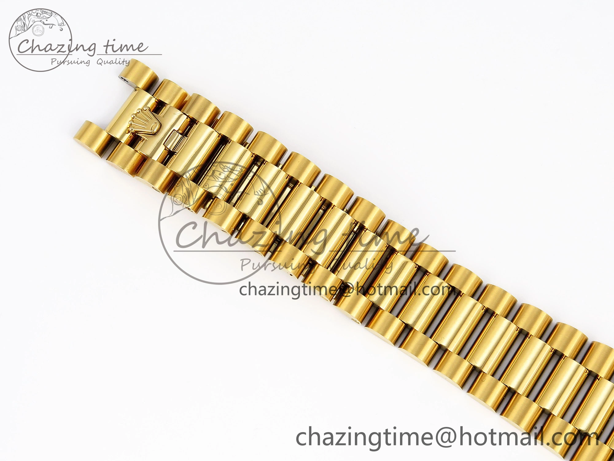 GoAnywhere Day Date 36 YG RAF 1:1 Best Edition Red Carnelian Dial Diamonds Bezel on YG Bracelet A 1849