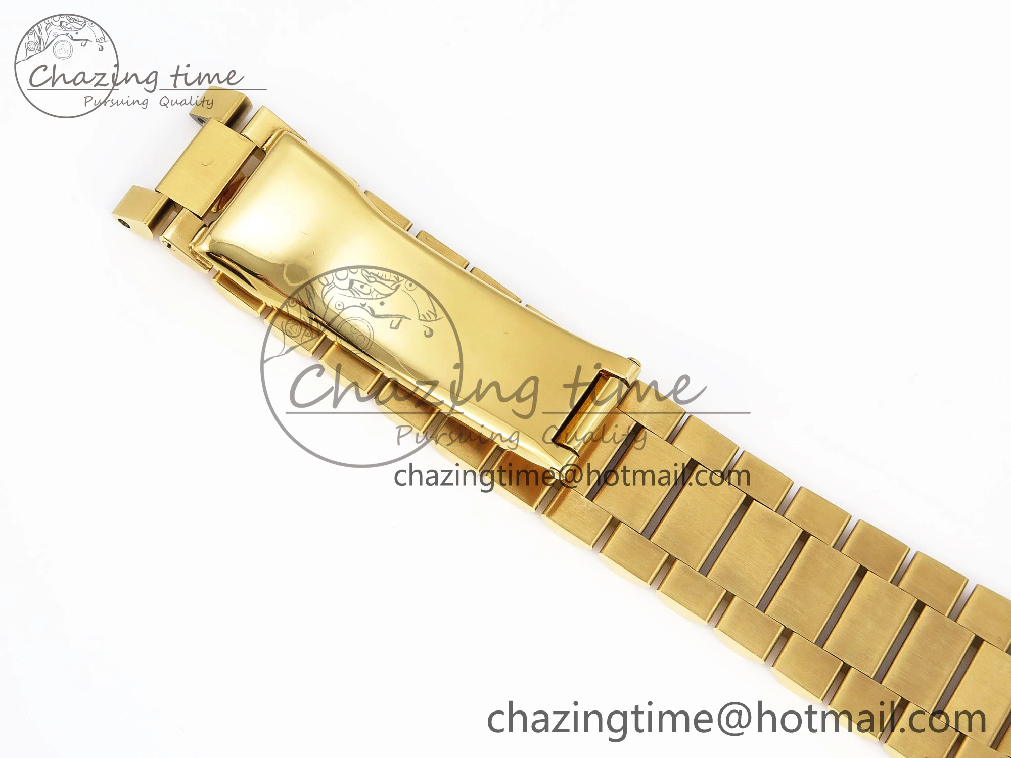 GoAnywhere Day Date 36 YG RAF 1:1 Best Edition Red Carnelian Dial Diamonds Bezel on YG Bracelet A 1849