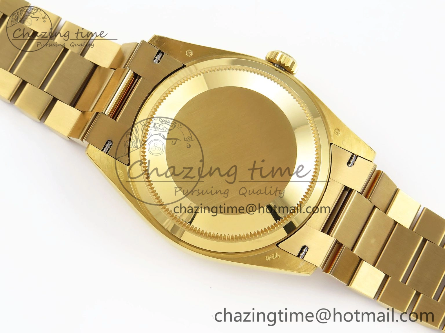GoAnywhere Day Date 36 YG RAF 1:1 Best Edition Red Carnelian Dial Diamonds Bezel on YG Bracelet A 1849