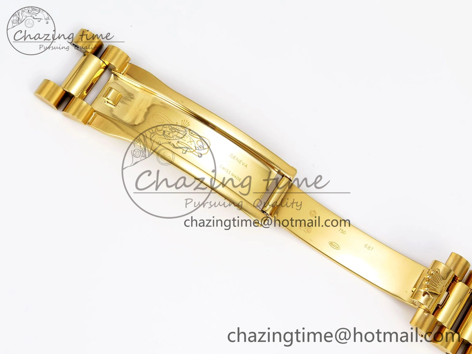 Breathable Day Date 36 YG RAF 1:1 Best Edition Red Carnelian Dial on YG Bracelet A 1850