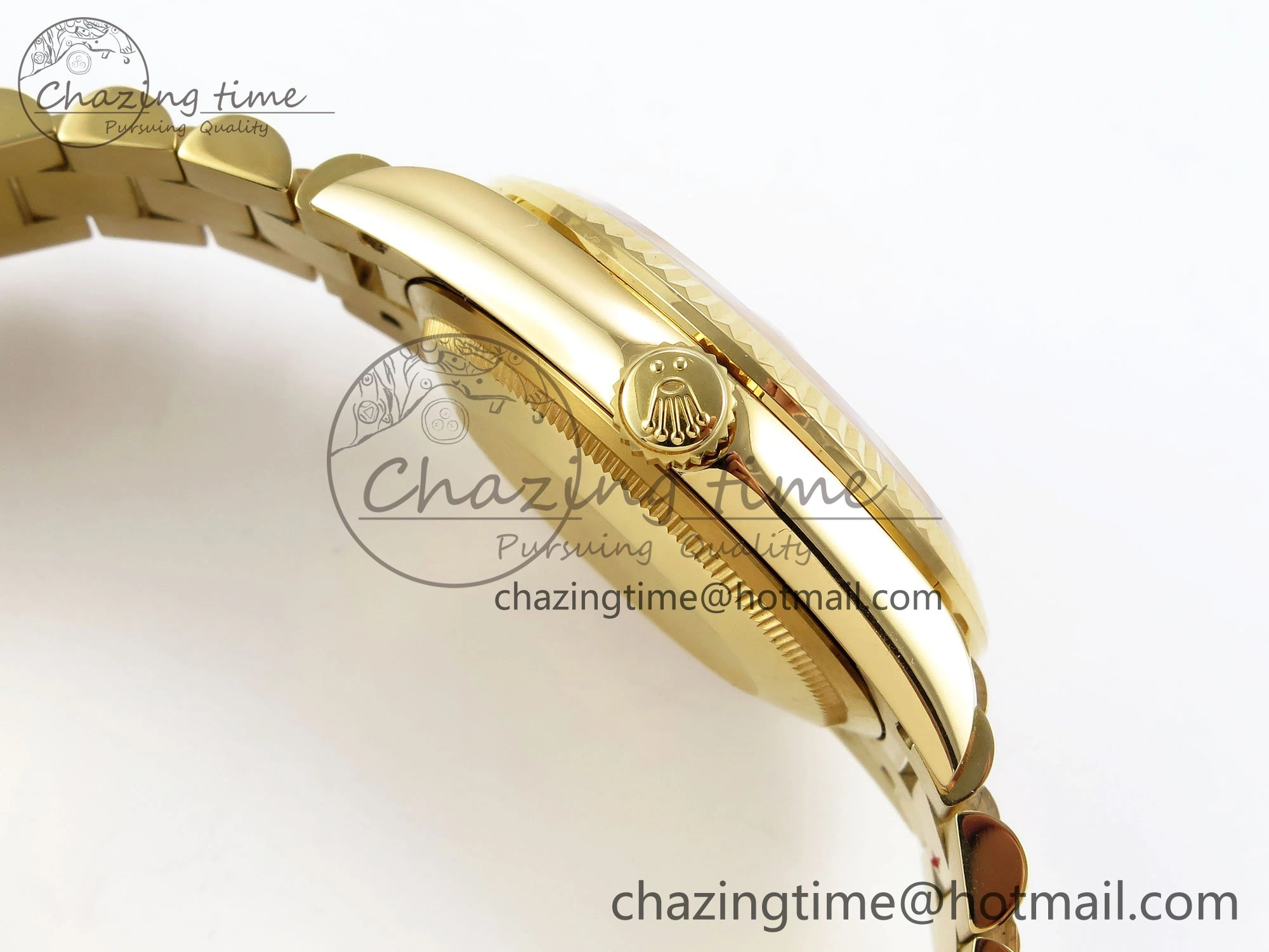 Modern Day Date 36 YG TWSF Best Edition Diamonds Dial on YG Bracelet A 1617