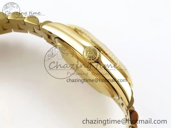 Day Date 36 YG TWSF Best Edition Green Dial on YG Bracelet A Modern 1612