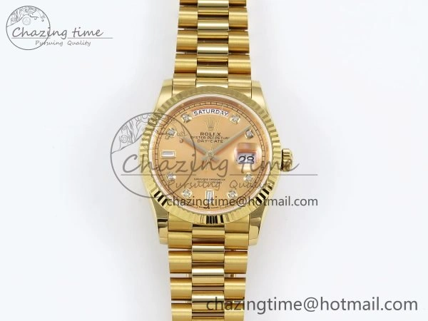 Tailored Day Date 36 YG TWSF Best Edition YG Diamonds Dial on YG Bracelet A 1616