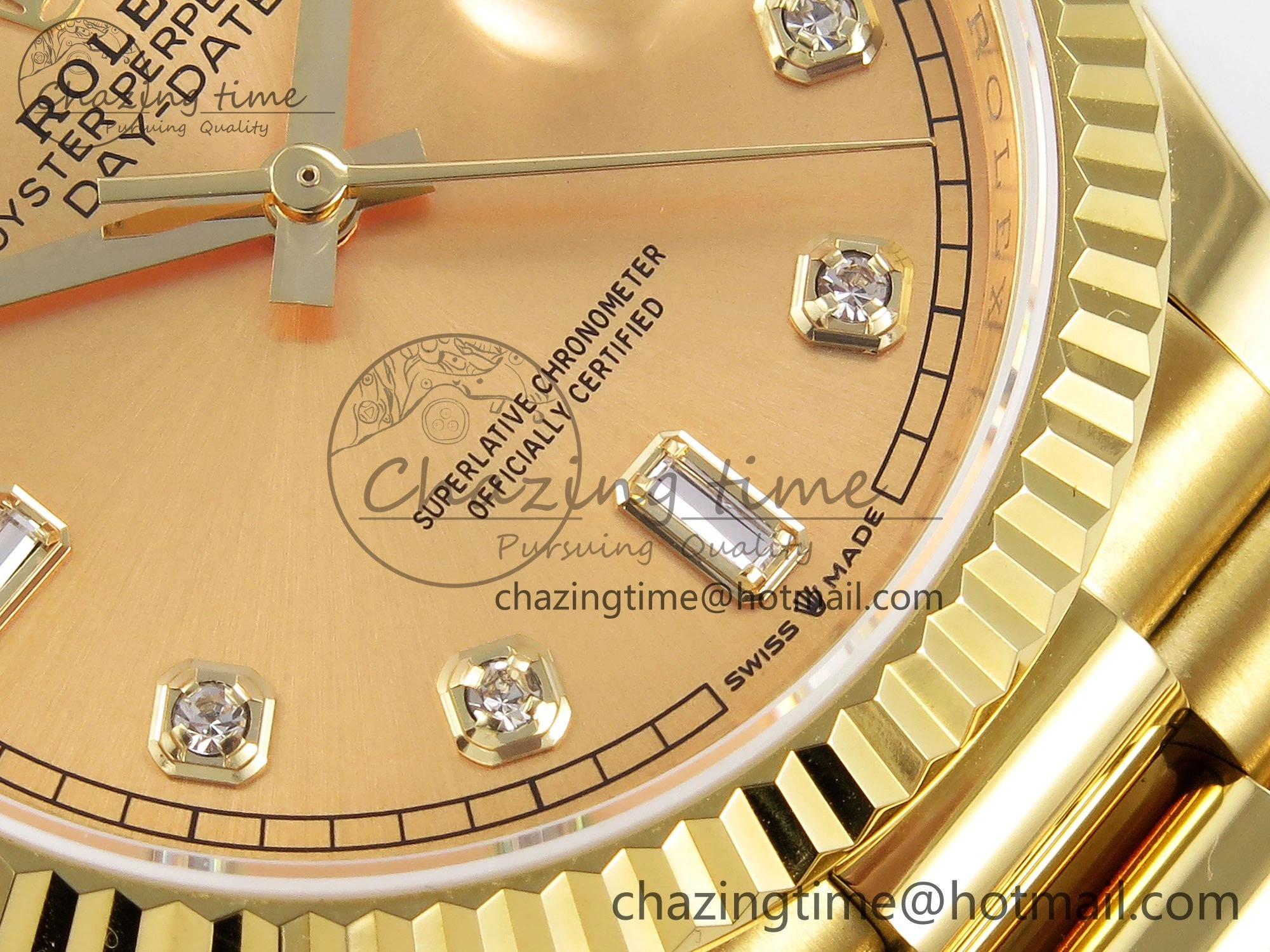 Tailored Day Date 36 YG TWSF Best Edition YG Diamonds Dial on YG Bracelet A 1616