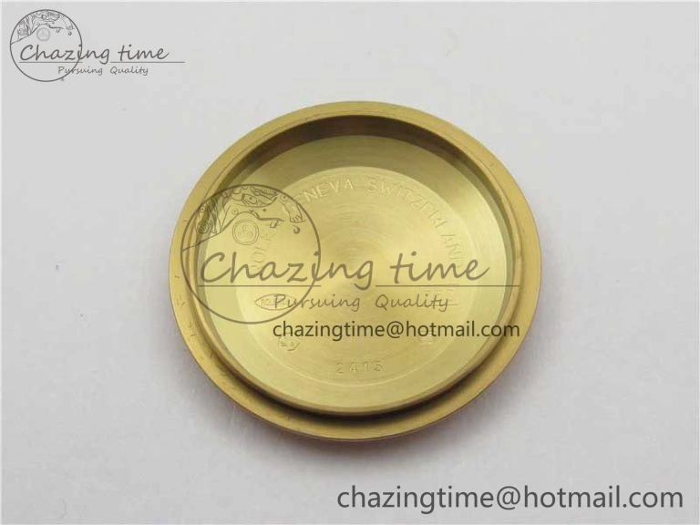 WrinkleFree Day-Date 36mm 128235 RG Crystal BP Best Edition RG Crystal Marker Dial on RG President Bracelet A 10356