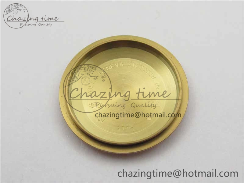 WrinkleFree Day-Date 36mm 128235 RG Crystal BP Best Edition RG Crystal Marker Dial on RG President Bracelet A 10356