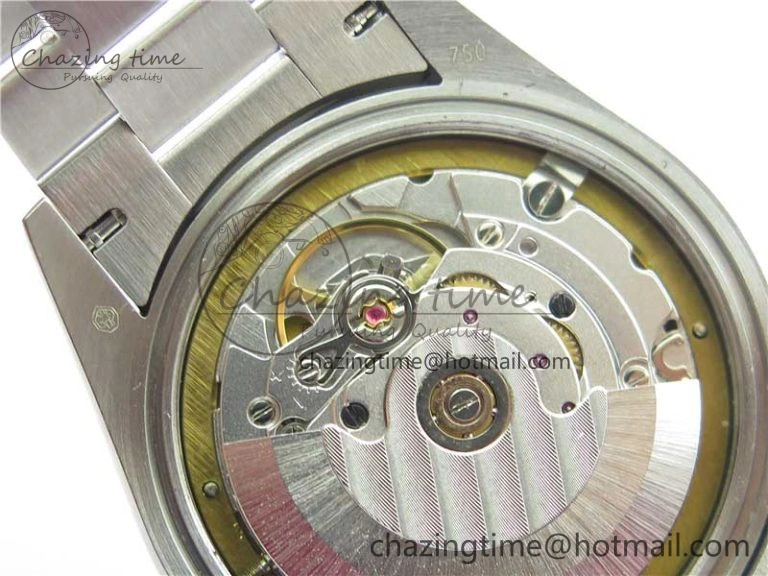 Day-Date 36mm 128239 SS Crystal BP Best Edition Blue Crystal Marker Dial on SS President Bracelet A Timeless 2677