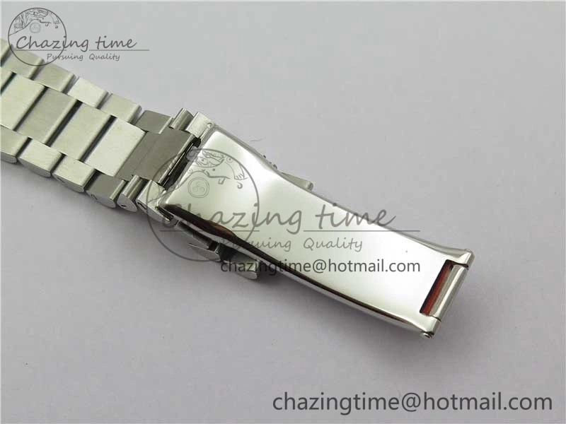 Day-Date 36mm 128239 SS Crystal BP Best Edition Silver Crystal Marker Dial on SS President Bracelet A Reliable 2678