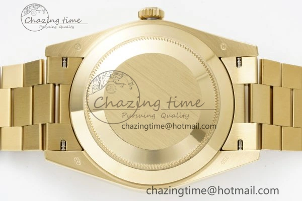 Efficient Day Date 40 228238 YG JDF 1:1 Best Edition Green Dial on YG Bracelet A23J 2248