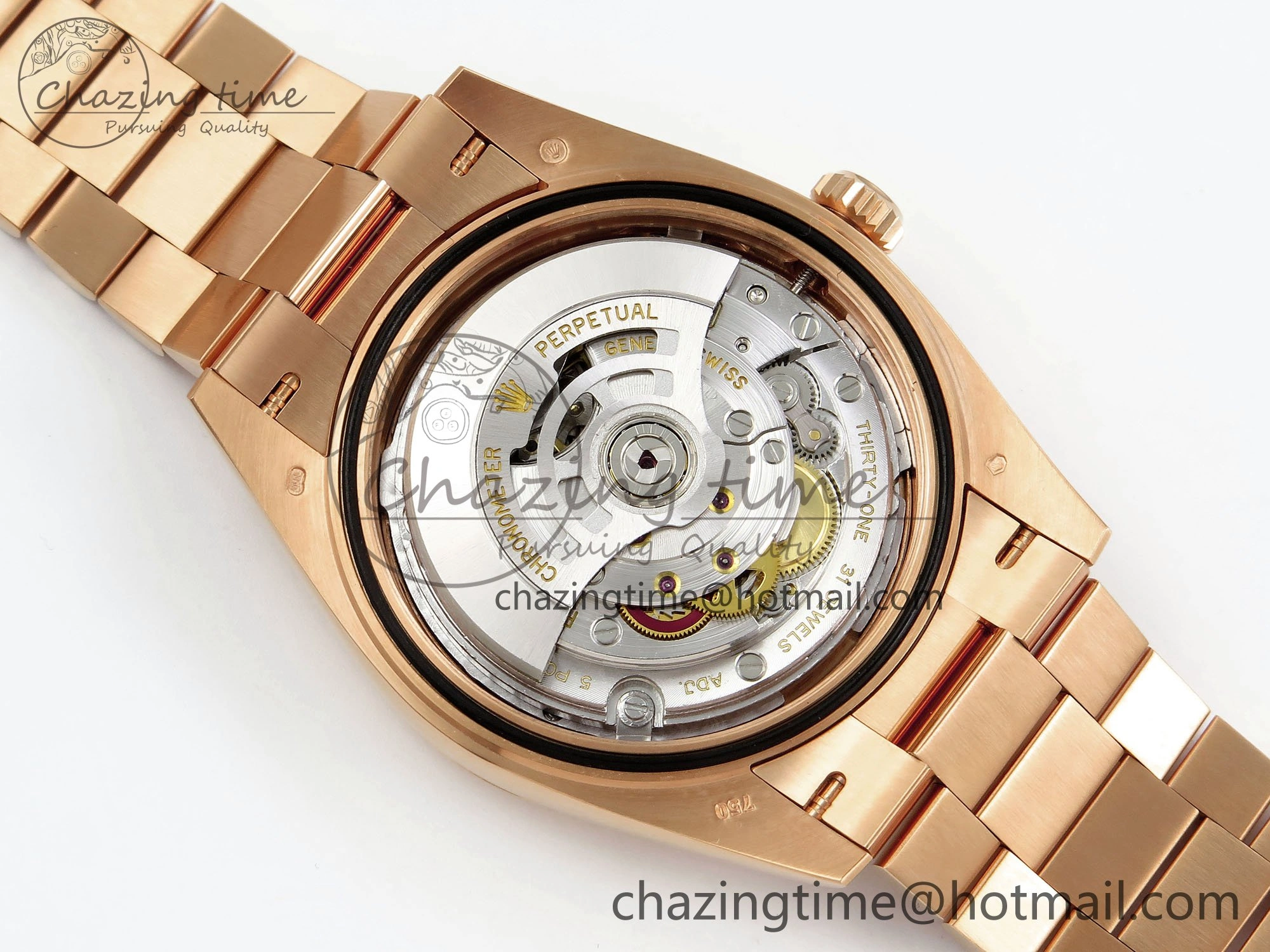 Day Date 40 RG 228235 ARF 1:1 Best Edition Green Roman Dial on President Bracelet VR Stretchable 1509