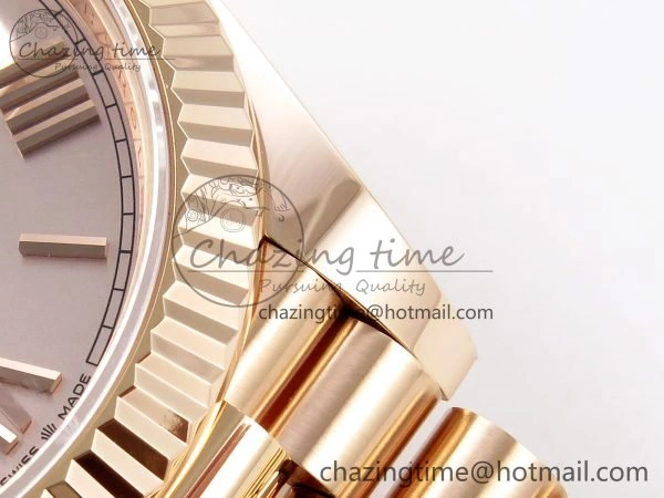 Day Date 40 RG 228235 ARF 1:1 Best Edition RG Roman Dial on President Bracelet VR Lightweight 1508