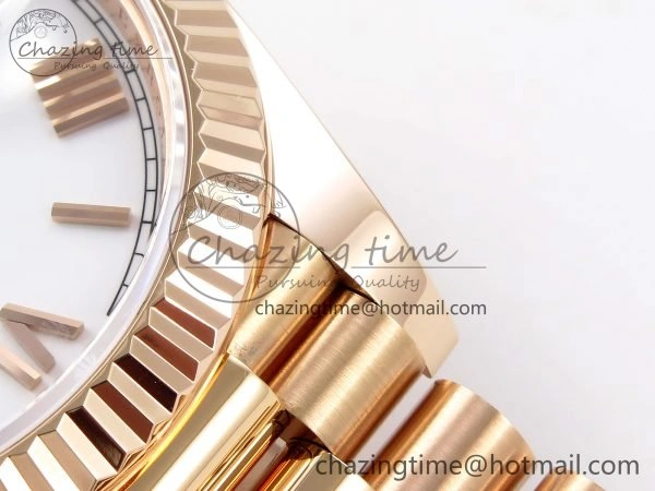 Day Date 40 RG 228235 ARF 1:1 Best Edition White Roman Dial on President Bracelet VR BestValue 1510