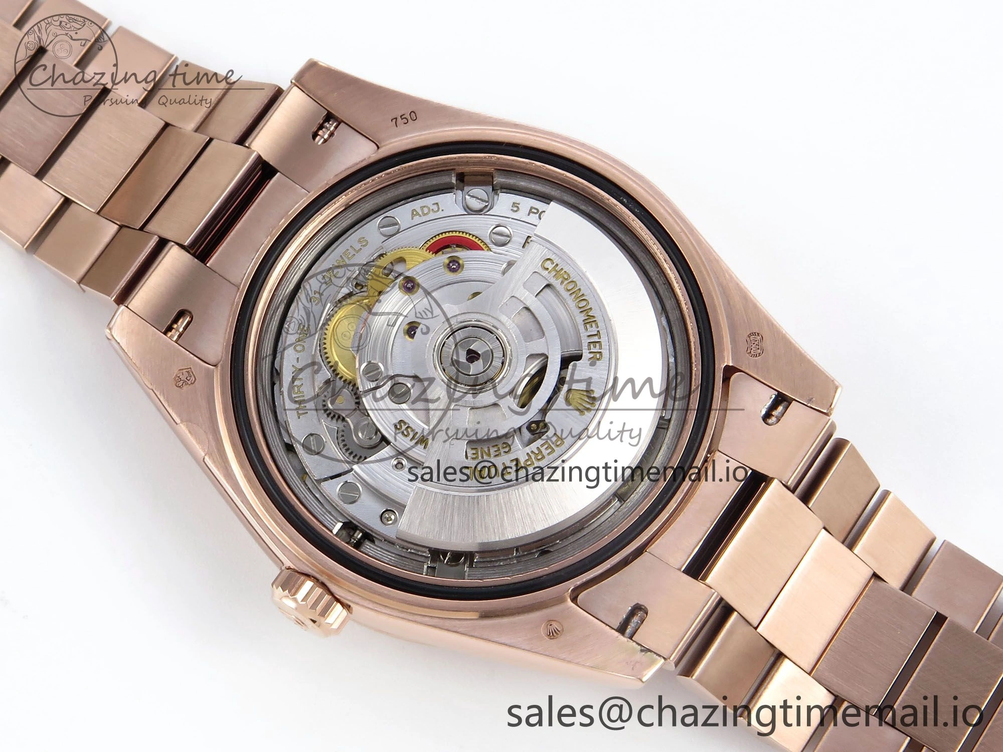 Efficient Day Date 40 RG 228235 KF 1:1 Best Edition Brown Roman Dial on President Bracelet VR3255 (Gain Weight) 838