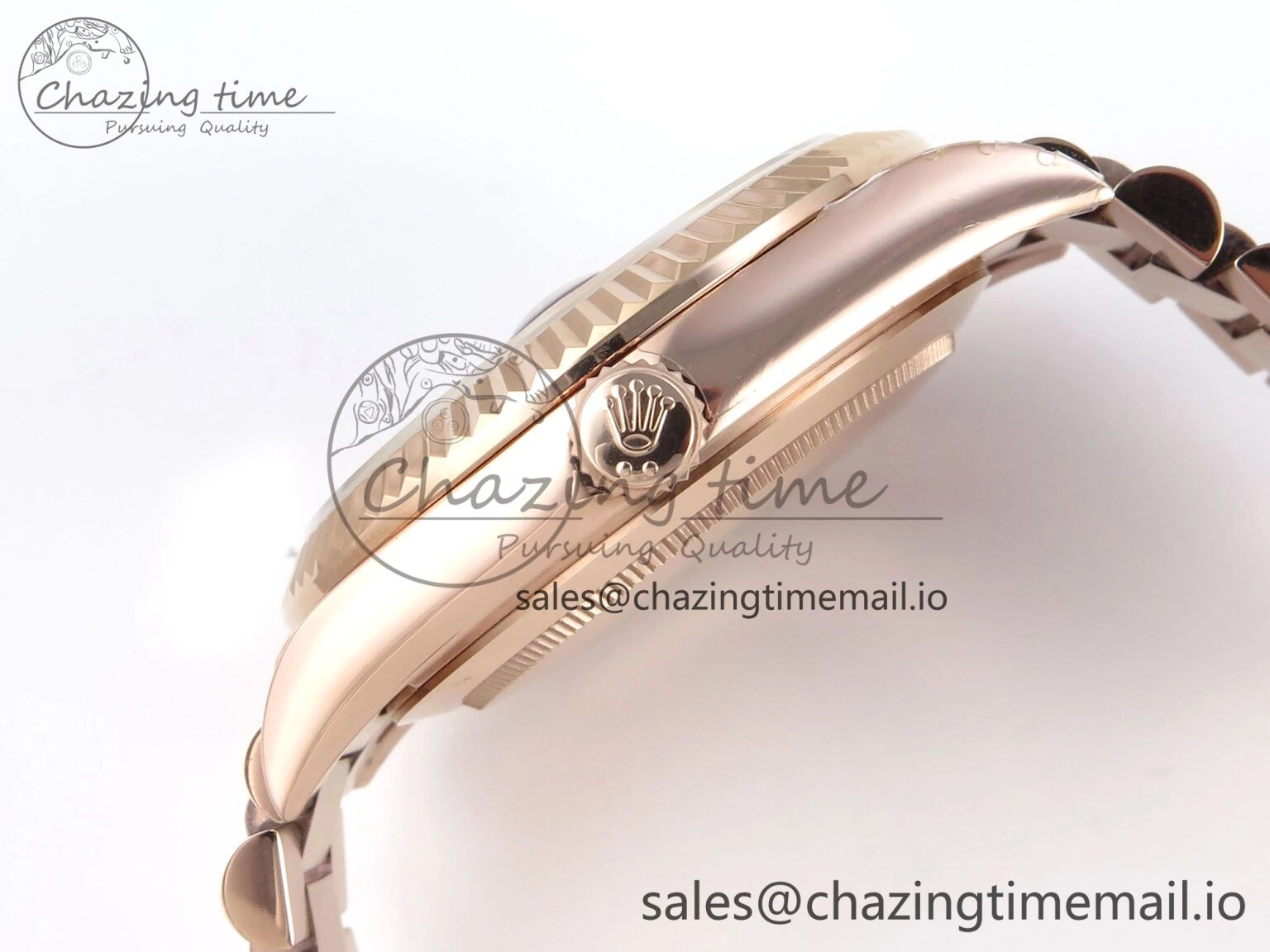 Chic Day Date 40 RG 228235 KF 1:1 Best Edition Gray Roman Dial on President Bracelet VR3255 (Gain Weight) 833